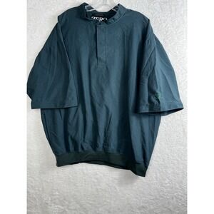 Zero Restriction Golf Outerwear‎ 3/4 Snap Pullover Windbreaker Short Sleeve XL